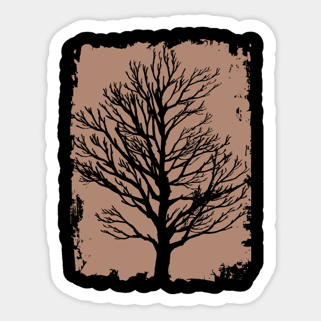 Vintage Tree Sticker by PallKris